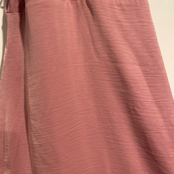Pink satin lulus high neck dress - Picture 3 of 3